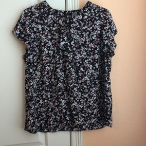 LC ruffled front blouse